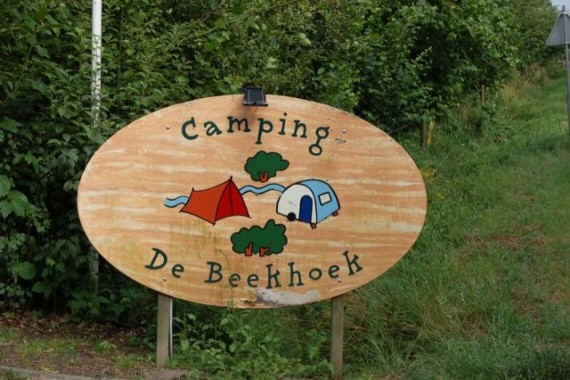 Natuurcamping Brabant, aankomstbord